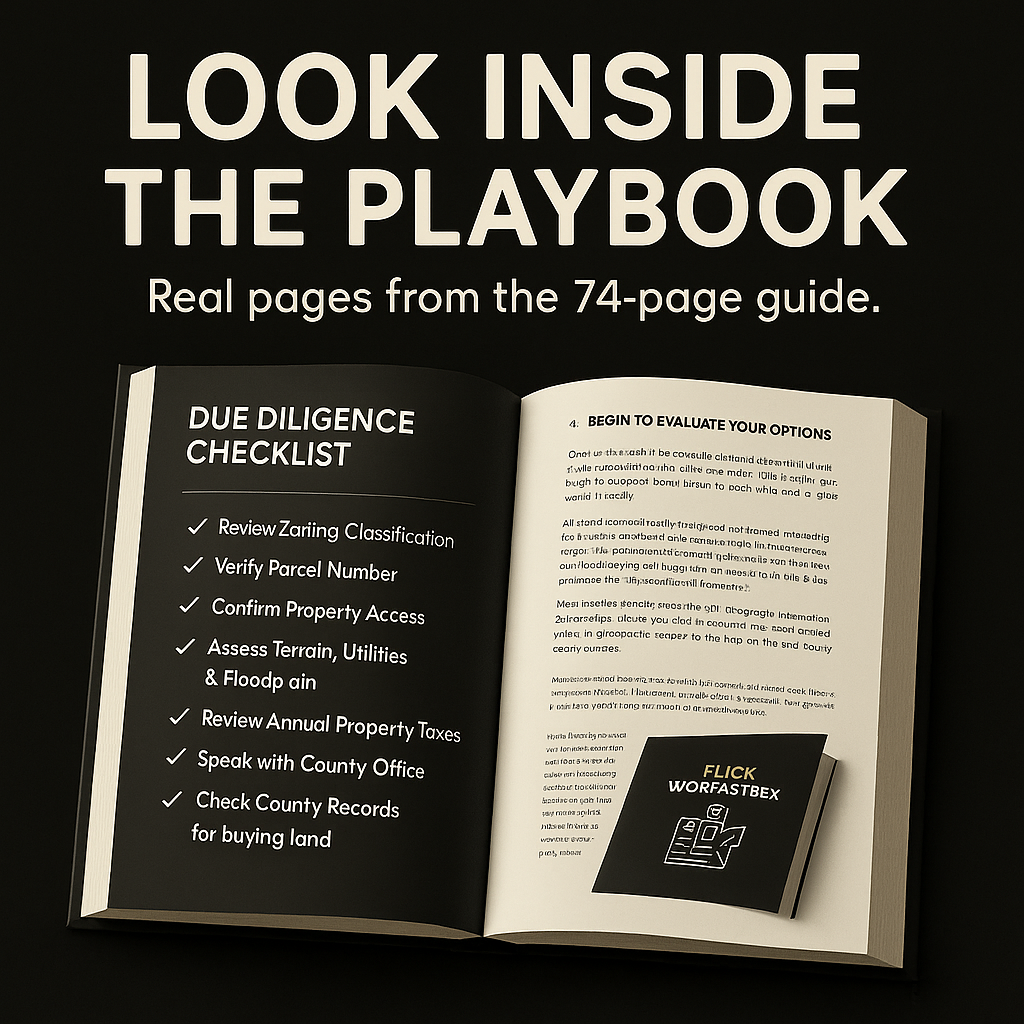 The Land Buyer’s Playbook BUNDLE: Physical Book + Video Course