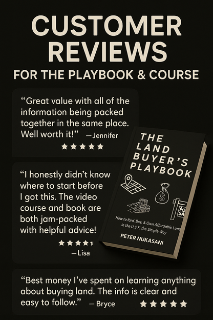Learn How to Buy Affordable Land: Get the Book, Video Course & eBook